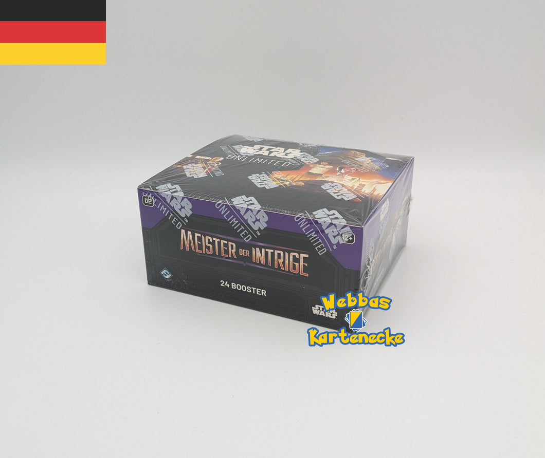 Star Wars Unlimited TCG Meister der Intrige Booster Display (deutsch)
