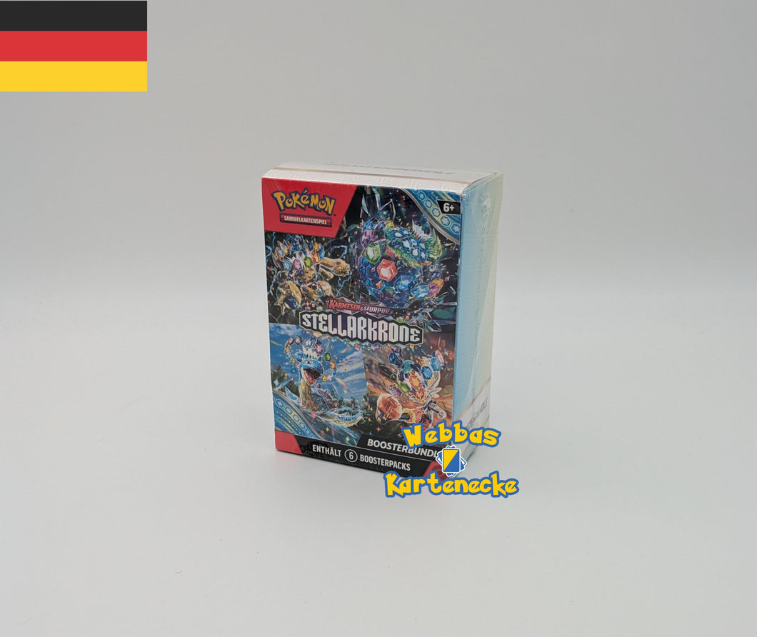 Pokemon TCG Karmesin & Purpur Stellarkrone Booster Bundle (deutsch)