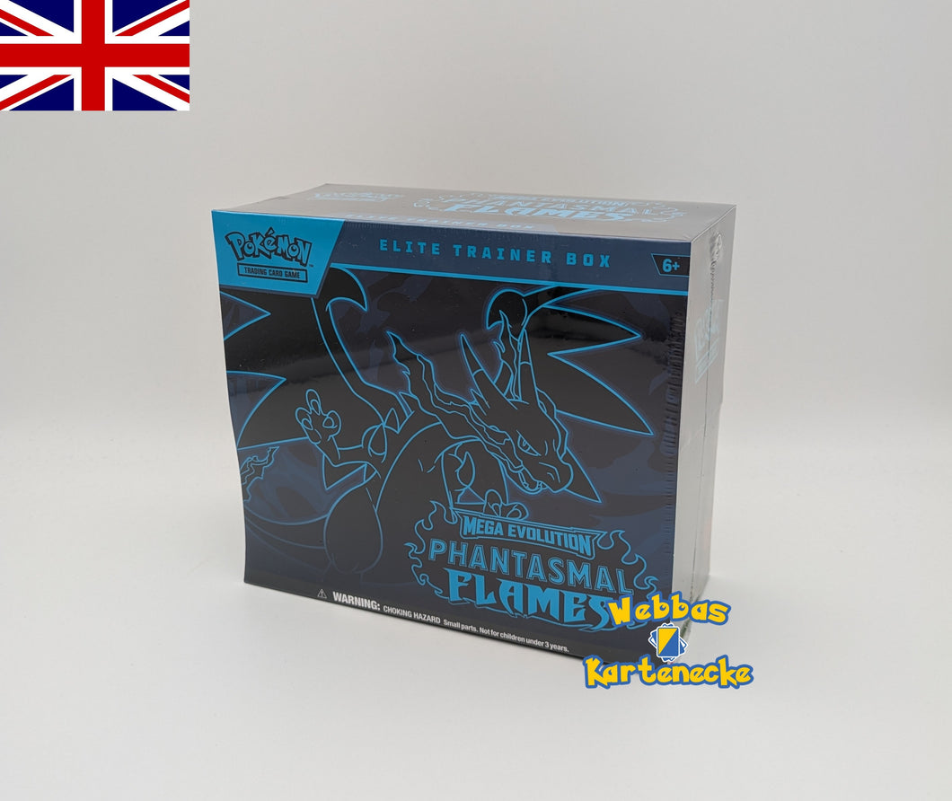 Pokemon TCG Mega Evolution Phantasmal Flames Elite Trainer Box ETB (englisch)