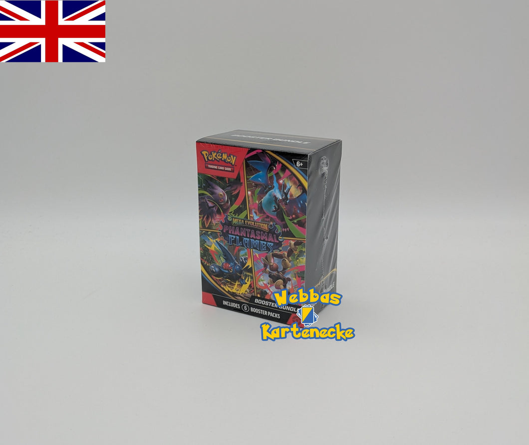 Pokemon TCG Mega Evolution Phantasmal Flames Booster Bundle (englisch)