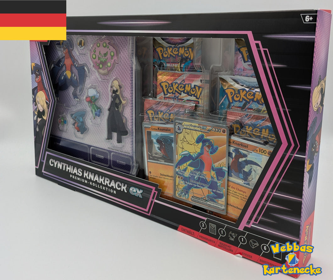 Pokemon TCG Cynthia`s Knackrack EX Premium Kollektion (deutsch)