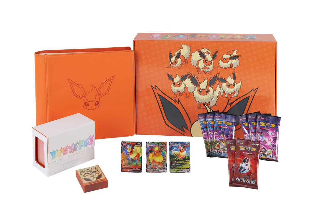 Pokemon TCG Flareon VMAX Gift Box (chinesisch)